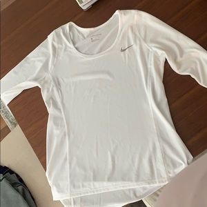 Nike women white shirt